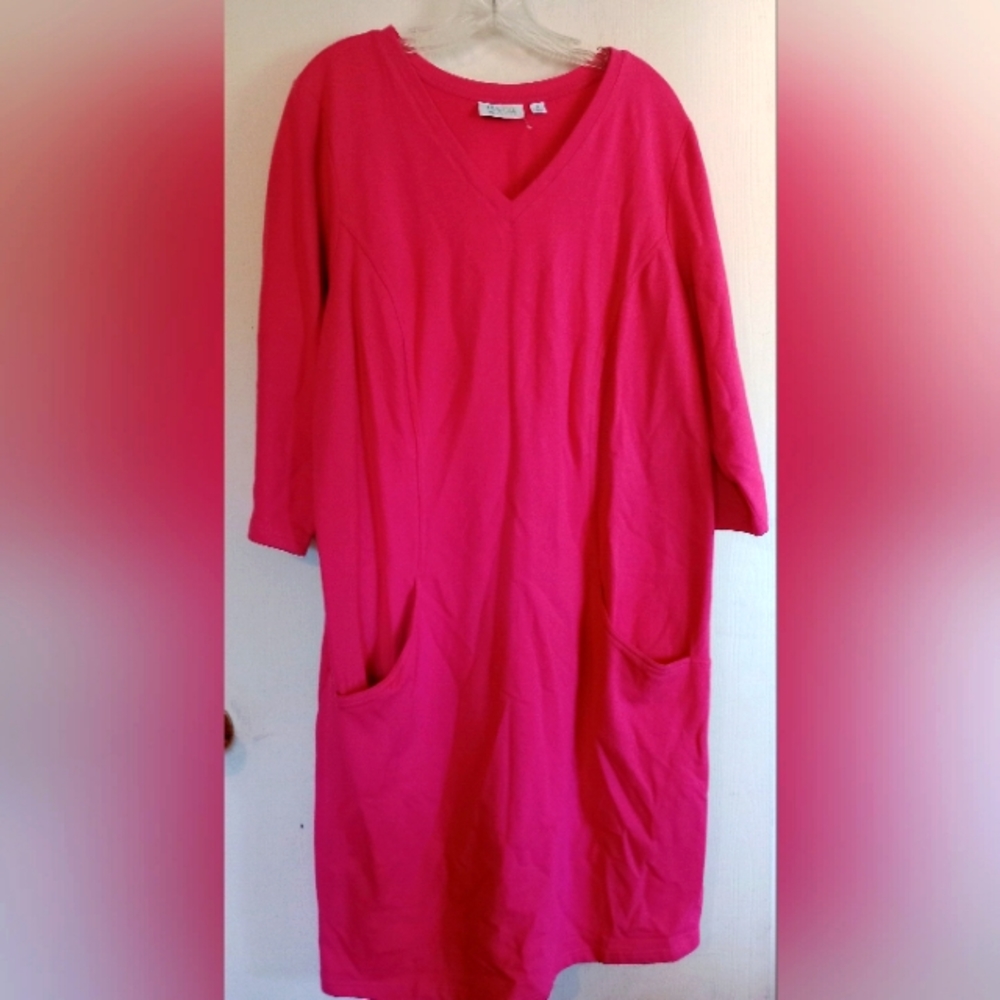 D & Co.  Active Pink Dress‎ sz. 1X